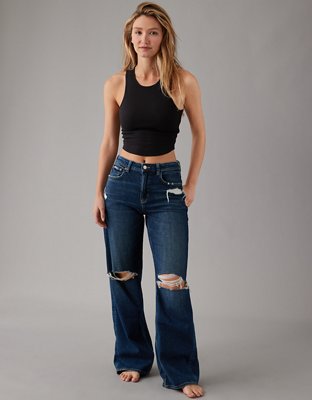 Женские топы American Eagle AE High Neck Daily Fave Tank Top — фото 3