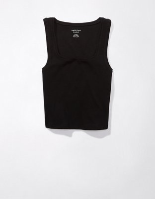 AE Square Neck Plush Tank Bodysuit