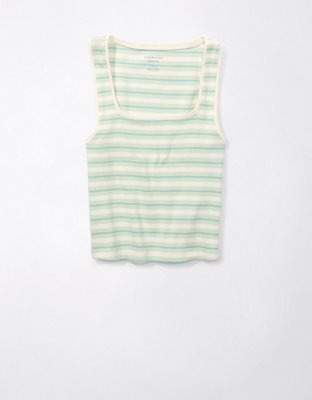 Женские топы American Eagle AE Main Squeeze Square Neck Tank Top — фото 2