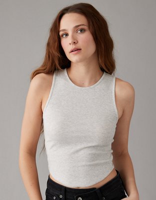 BLUE MOTION Womens Crop Cami Top IT 48/50 XL White Cotton, Vintage &  Second-Hand Clothing Online