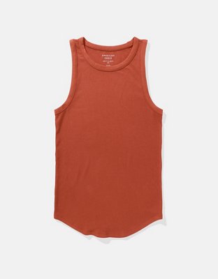 AE Soft & Sexy Top sin Mangas Clásico en Punto Elástico