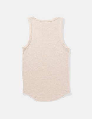 AE Soft & Sexy Top sin Mangas Clásico en Punto Elástico