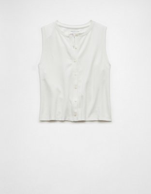 AE Button-Up Tank Top