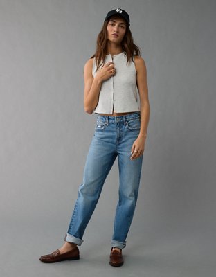 AE Button-Up Tank Top