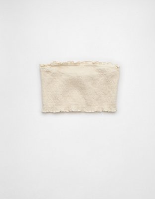 AE Sunchaser Knit Smocked Bandeau