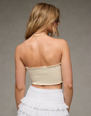 AE Sunchaser Knit Smocked Bandeau