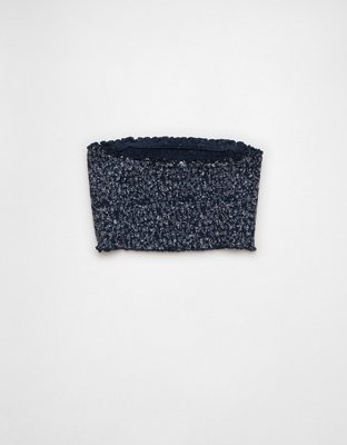 AE Sunchaser Knit Smocked Bandeau