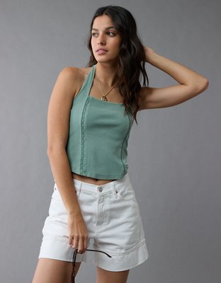 AE Lace Halter Tank Top