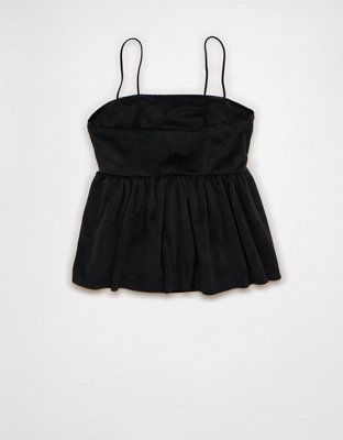 AE Velvet Babydoll Tank Top