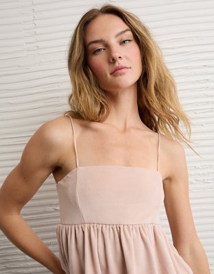 AE Velvet Babydoll Tank Top