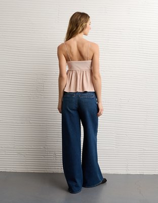 AE Velvet Babydoll Tank Top