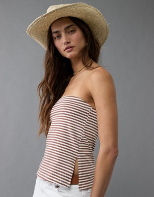 AE Main Squeeze Side Slit Tube Top