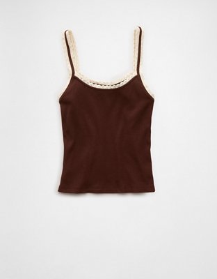 AE Lace Strap Tank Top