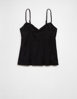 AE Cinched Sweetheart Babydoll Tank Top