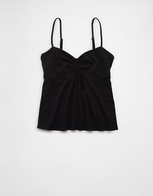 AE Cinched Sweetheart Babydoll Tank Top