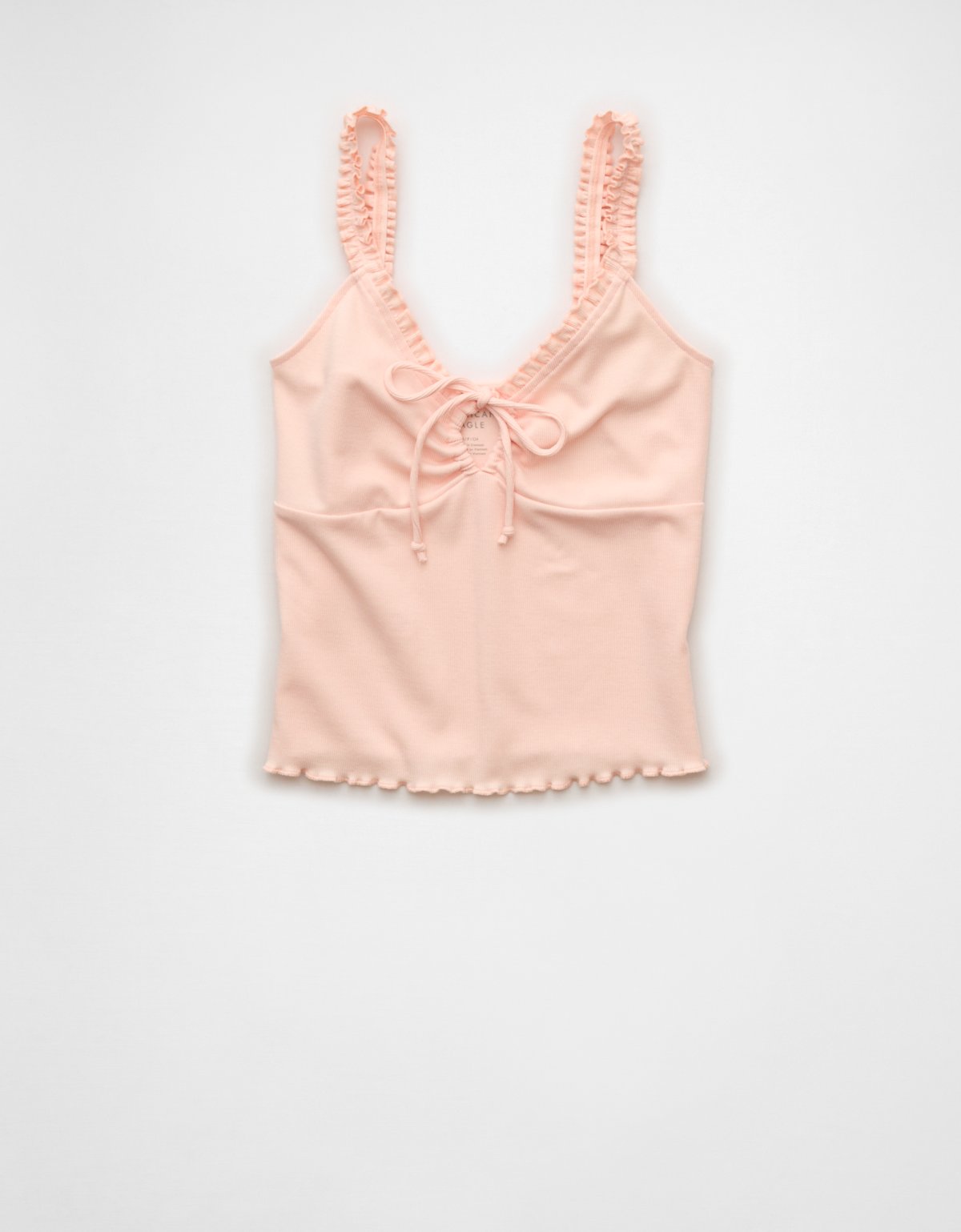 AE Flutter Strap Tie-Front Tank Top - image 4