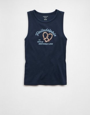 AE Boyfriend Food Graphic Muscle Tank Top