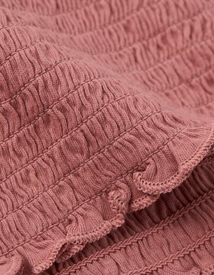 AE Sunchaser Knit Smocked Bandeau