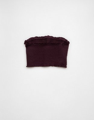 AE Sunchaser Knit Smocked Bandeau