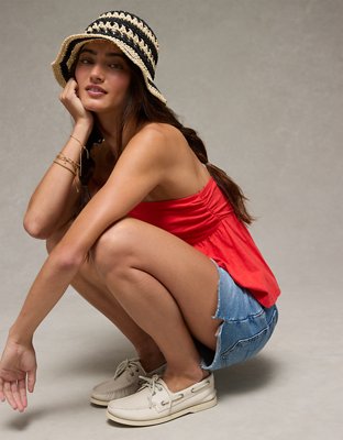 AE Sunchaser Knit Babydoll Tube Top