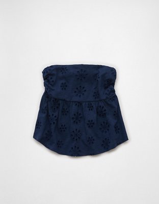 AE Sunchaser Knit Babydoll Tube Top