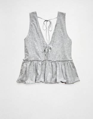 AE Sunchaser Knit V-Neck Swing Tank Top