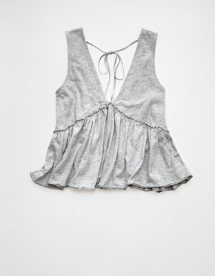 AE Sunchaser Knit V-Neck Swing Tank Top