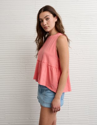 AE Sunchaser Tie-Back Babydoll Tank Top from American Eagle - $26.95