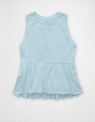 AE Sunchaser Tie-Back Babydoll Tank Top