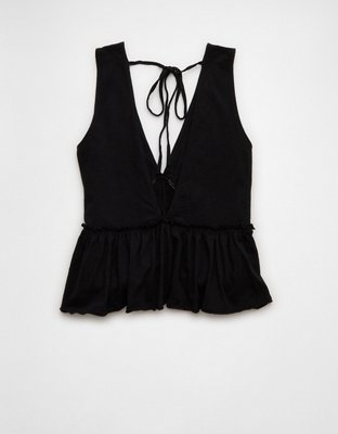 AE Sunchaser Knit V-Neck Swing Tank Top