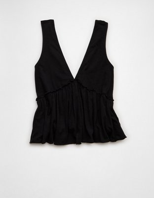 AE Sunchaser Knit V-Neck Swing Tank Top