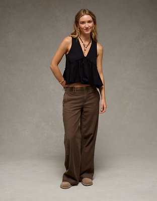 AE Sunchaser Knit V-Neck Swing Tank Top
