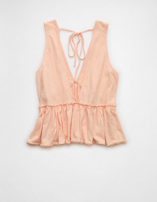 AE Sunchaser Knit V-Neck Swing Tank Top