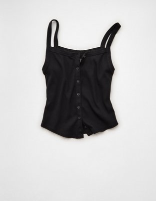 AE Button-Up Tank Top