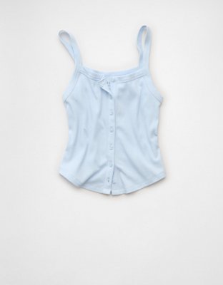AE Button-Up Tank Top