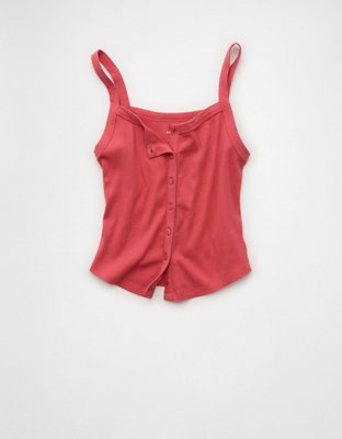 AE Button-Up Tank Top