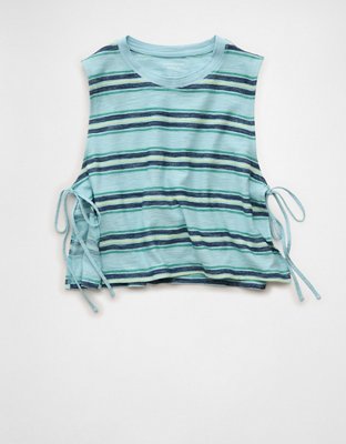 AE Sunchaser Side-Tie Muscle Tank Top