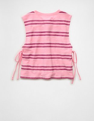 AE Sunchaser Side-Tie Muscle Tank Top | American Eagle
