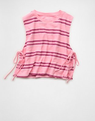 AE Sunchaser Side-Tie Muscle Tank Top