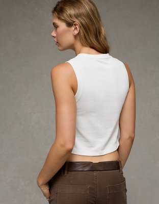 AE Button-Up Tank Top | AE