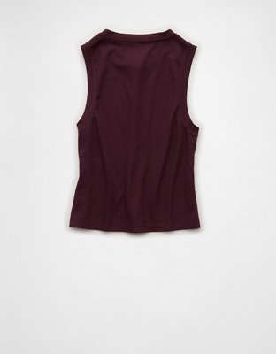 AE Button-Up Tank Top