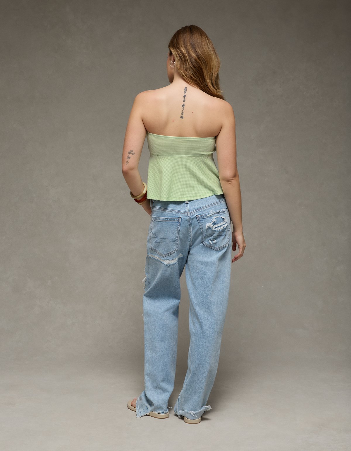 AE Cinched Babydoll Tube Top - image 2