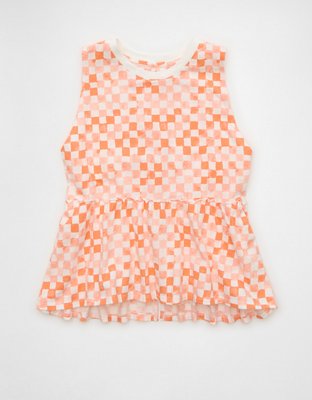 AE Sunchaser Tie-Back Babydoll Tank Top