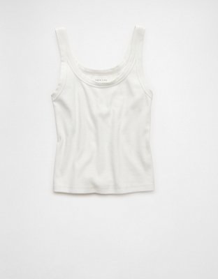 【新品タグ付】daily fit tank​　タンクトップ　ホワイト　36 AE Daily Fave Tank Top | American Eagle