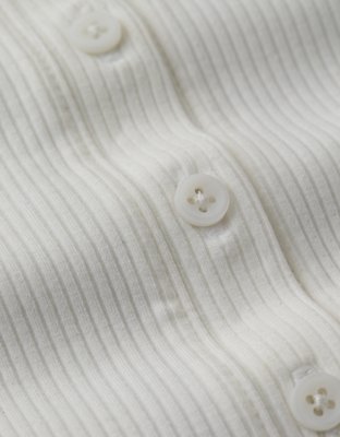 AE Square Neck Button-Up Tank Top