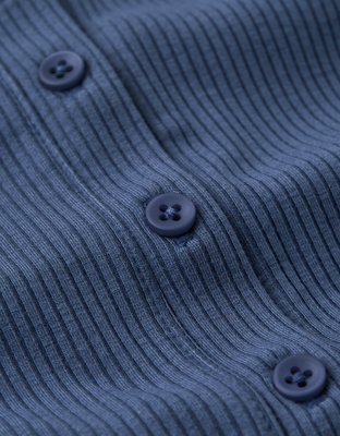 AE Square Neck Button-Up Tank Top