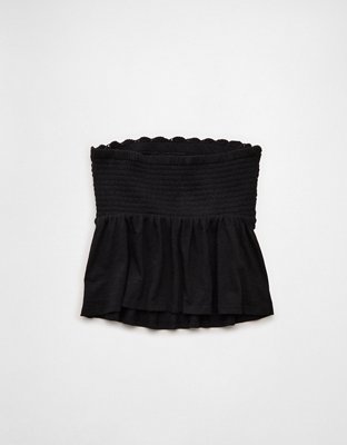 AE Sunchaser Crochet Babydoll Tube Top | American Eagle