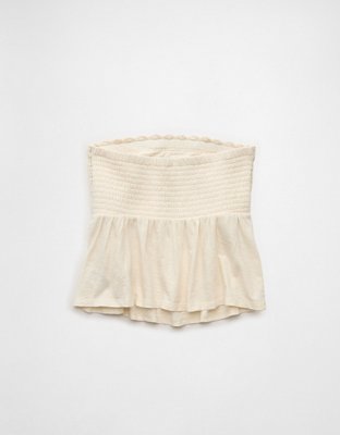 AE Sunchaser Crochet Babydoll Tube Top