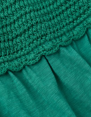 AE Sunchaser Crochet Babydoll Tube Top