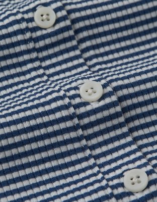 AE Square Neck Button-Up Tank Top